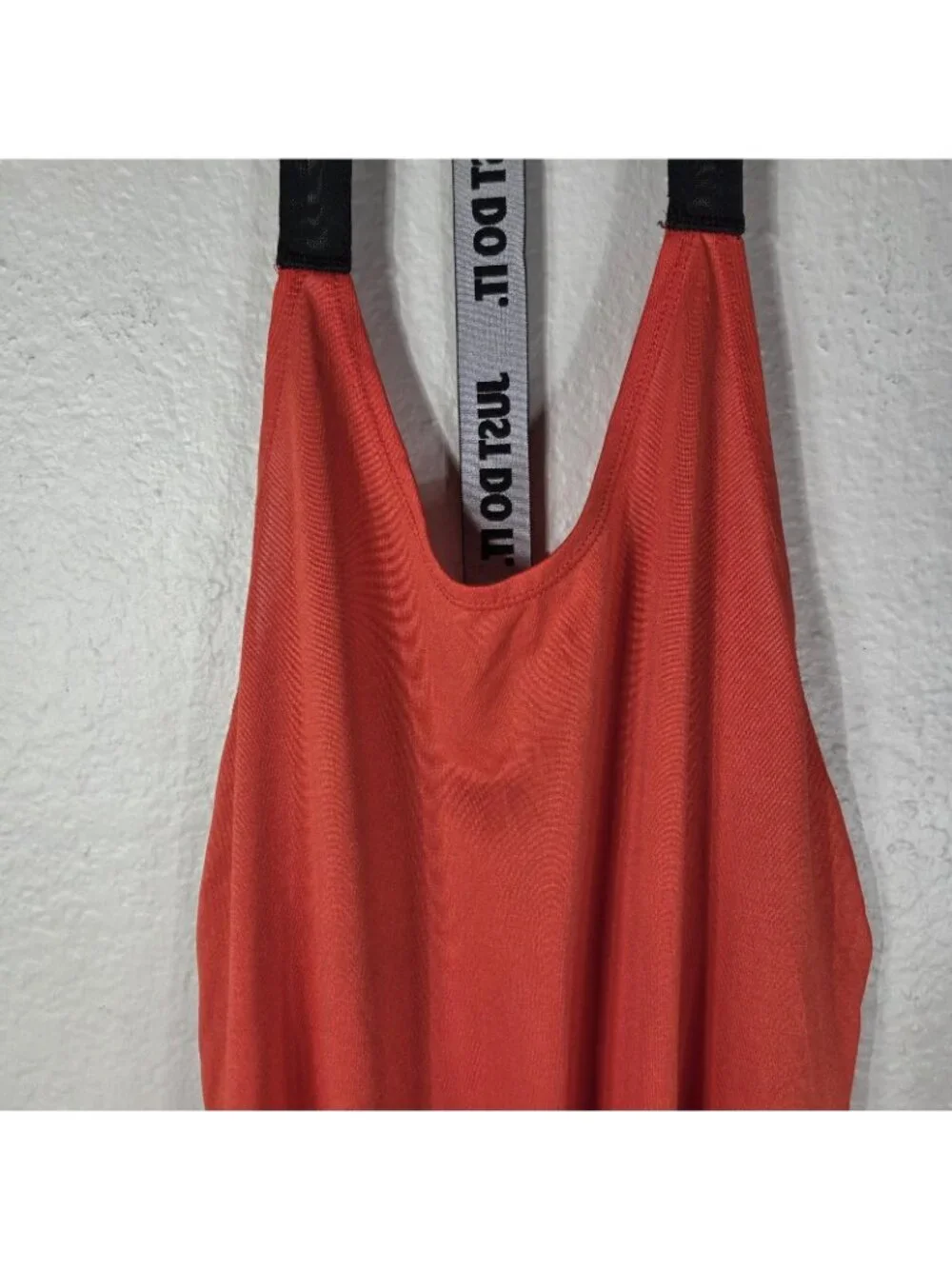 Nike Red Dri Fit Elastika Losse Fit Tank Top Racerback Mesh Panels Size S Womens